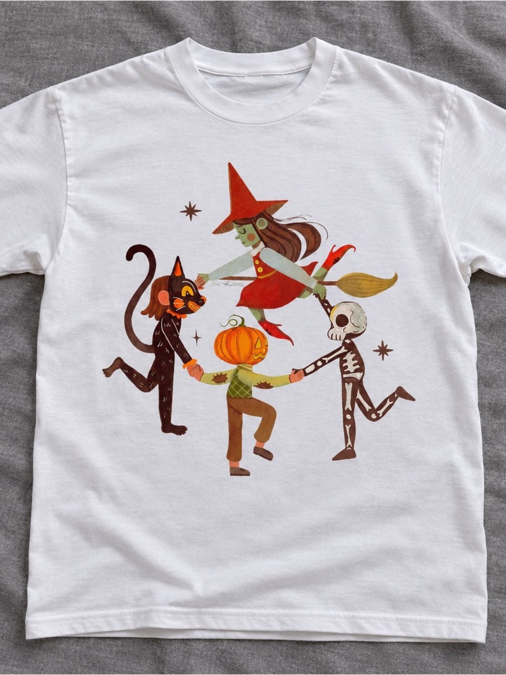 Halloween Funny White Gildan Shirt